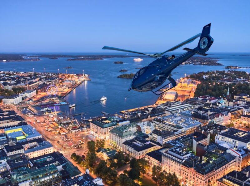From Tallinn: Helicopter Transfer to Helsinki - Duration and Scenic Views