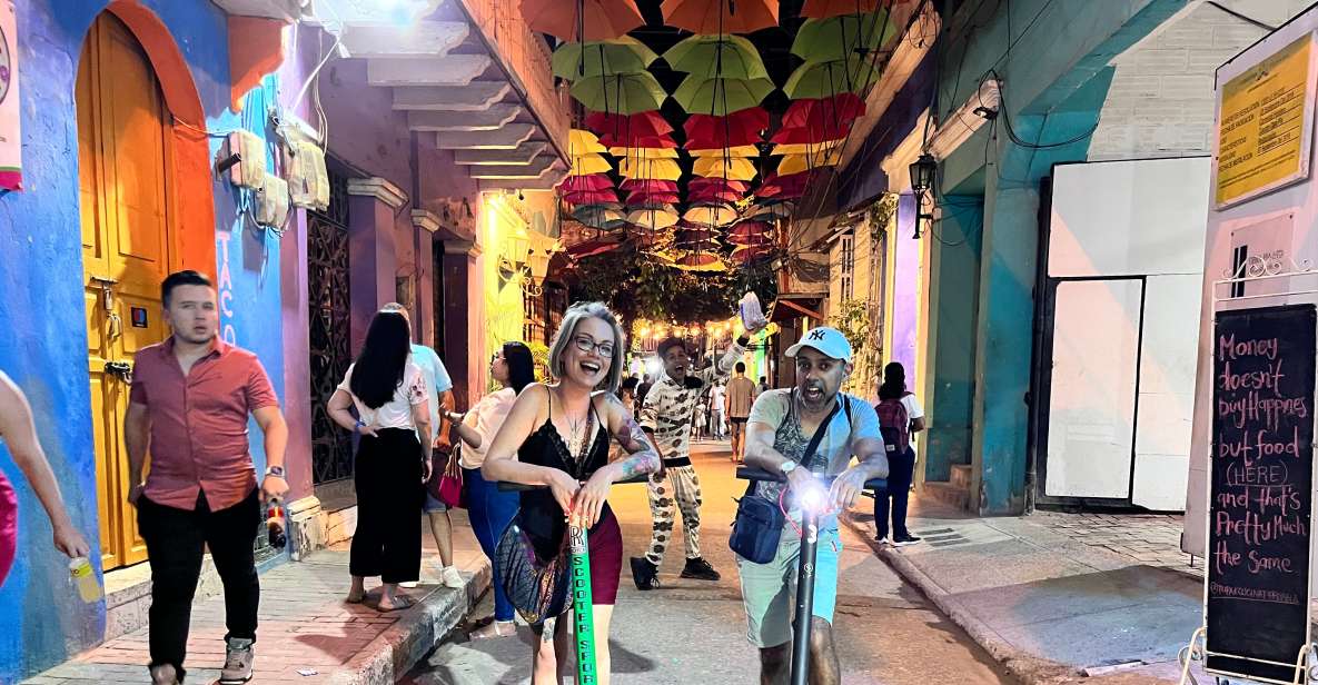 FUN SCOOTER RIDE THRU CARTAGENA & GETSEMANI / DISCOVERY TOUR - Experience Highlights