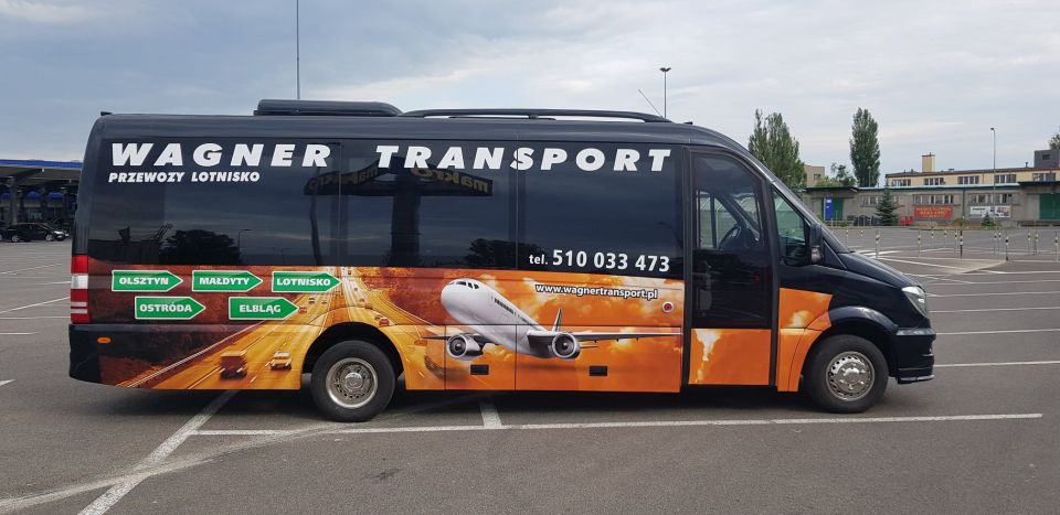 Gdańsk Airport: Bus Transfer To/From Olsztyn - Travel Duration