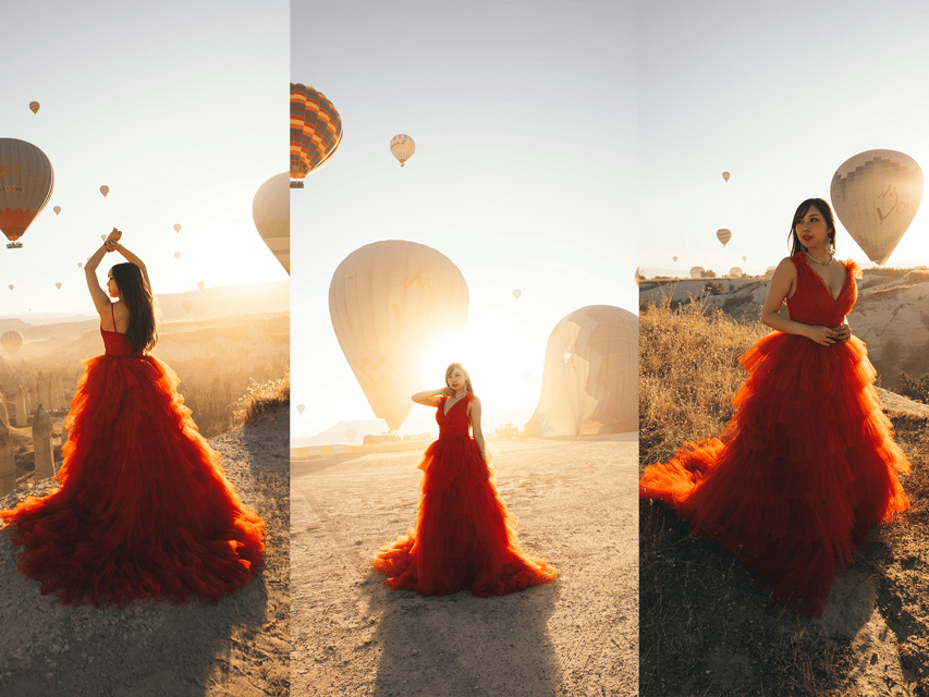 Göreme: Cappadocia Satin Flying Dress Rental - Booking Your Dress Experience