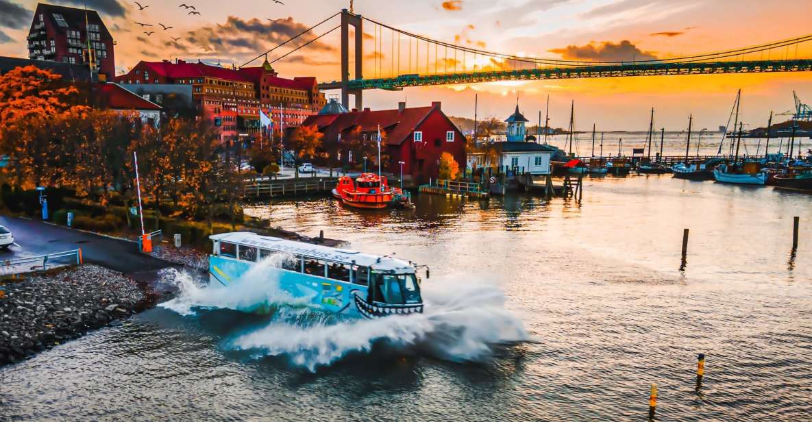 Gothenburg: Land & Water Amphibious Bus Sightseeing Tour - Tour Experience Highlights