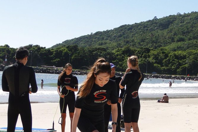 Group Surf Lessons - Florianópolis With Professional Instructor Evandro Santos - Instructors Unique Methodology