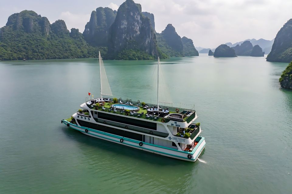 Ha Long Bay Luxury Tour Swimming Pool 7.5 Hour Itinerary - Itinerary Highlights