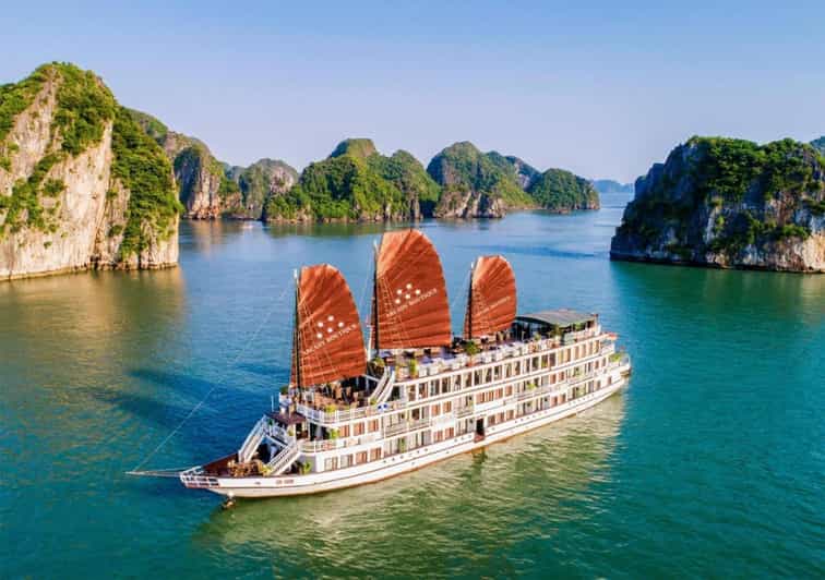 Halong Ninh Binh 4 Days 3 Night By Arcady Cruise 5 Star - Itinerary Highlights
