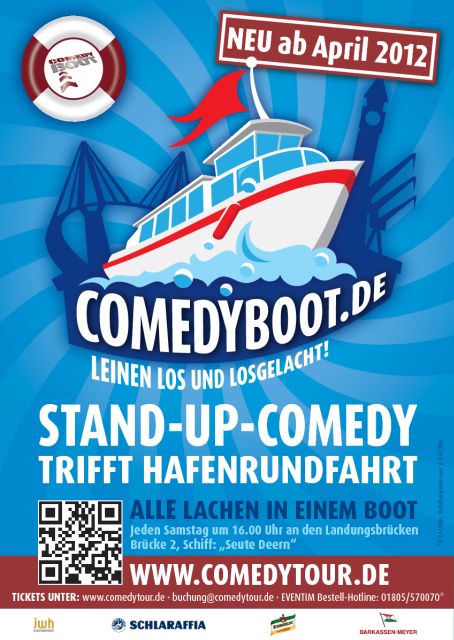 Hamburg: 1-Hour Comedy Cruise in German - Experience Highlights