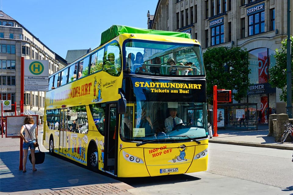 Hamburg: Hop-On Hop-Off Bus Tour Yellow Double Decker - Experience Highlights