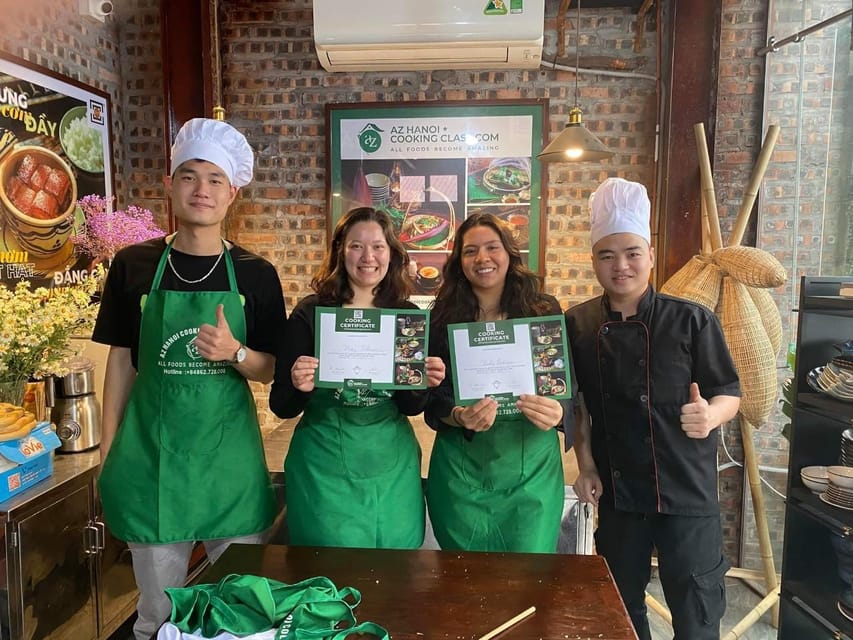 Hanoi Cooking Class With Local Market and Traditional Dishes - Itinerary Details