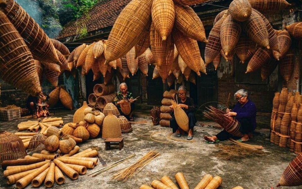 Hanoi: Day Trip to Bamboo Fish Trap & Soy Sauce Villages - Itinerary and Duration