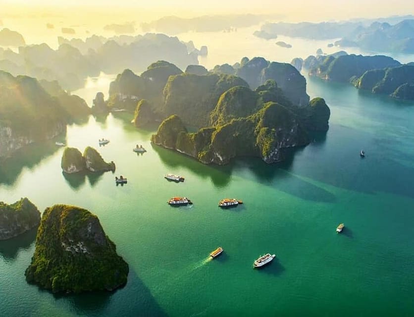 Hanoi: Full-Day Halong Bay, Cave, Island, Swim, & Kayak Tour - Itinerary Highlights