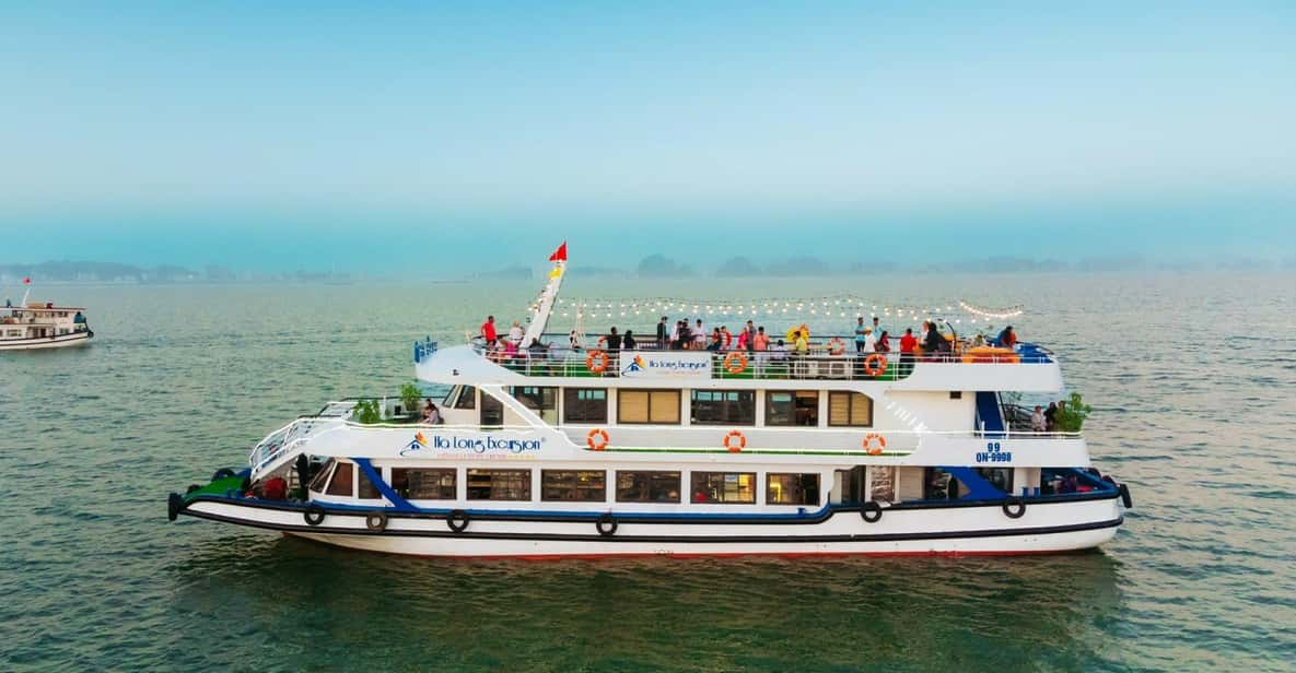 Hanoi: Halong Bay Day Tour 5 Stars Cruise With Buffet Lunch - Itinerary Highlights