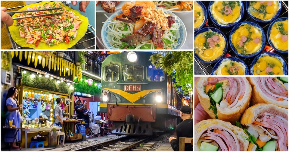 Hanoi: Tasting Street Food With Train Street - Street Food Delights