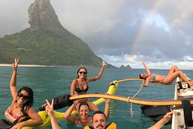 Hawaiian Canoe on Fernando De Noronha Island - Encountering Dolphins at Sea