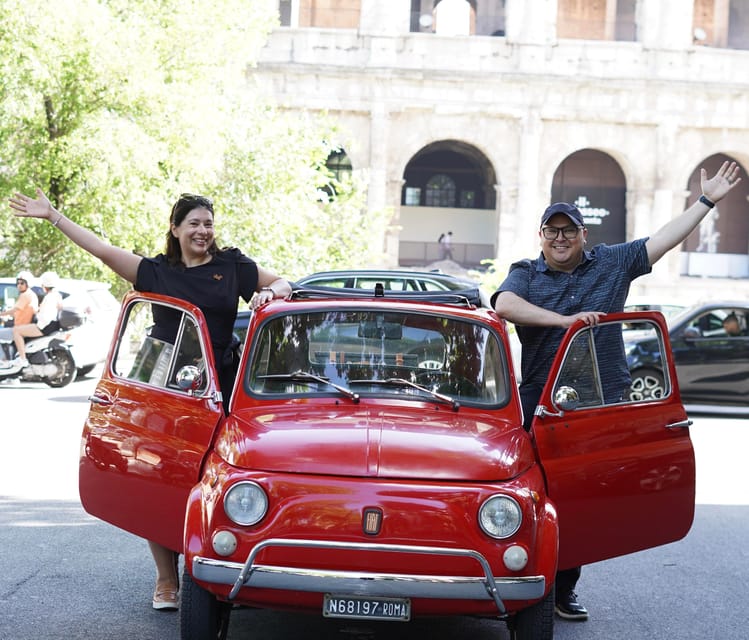 Hello Beautiful: Fiat 500 Vintage Tour in Rome With Aperol Spritz - Highlights of the Experience