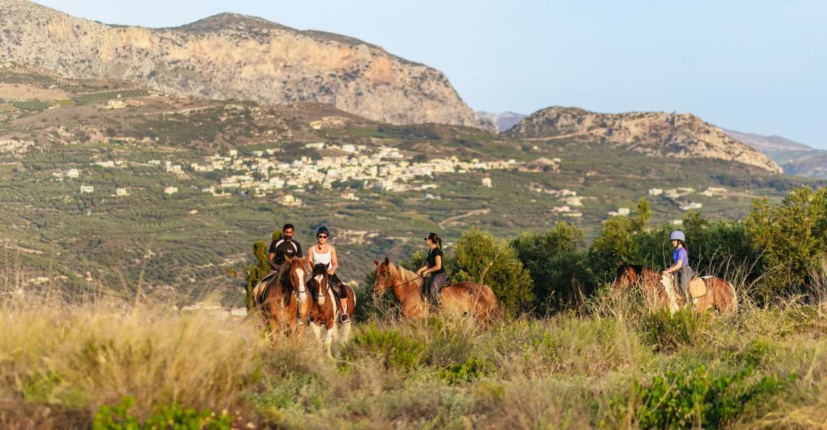 Heraklion: Finikia Horse Riding Tour With Lunch or Dinner - Immersive Horse Riding Experience