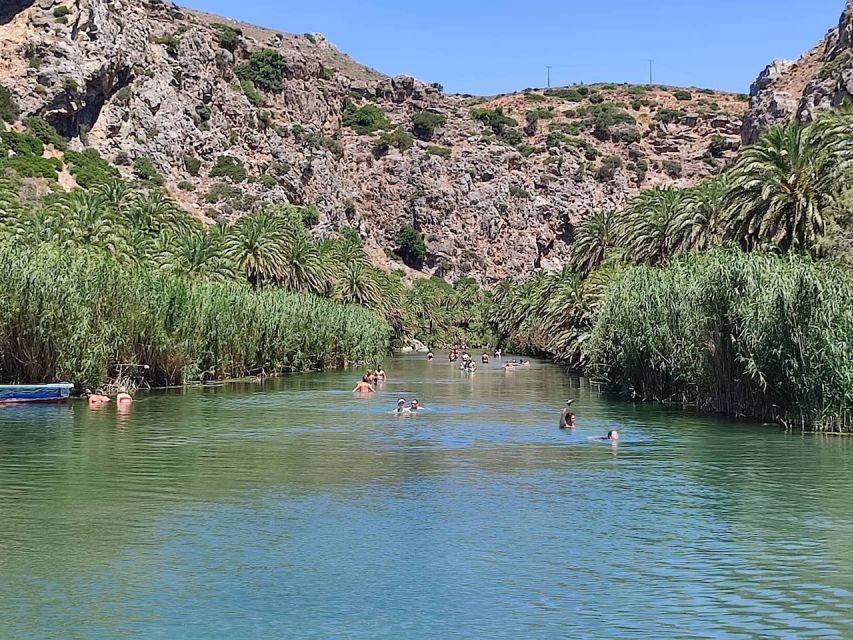 Heraklion: Preveli Palm Beach Boat Trip & Rethymno Town Tour - Itinerary and Activities