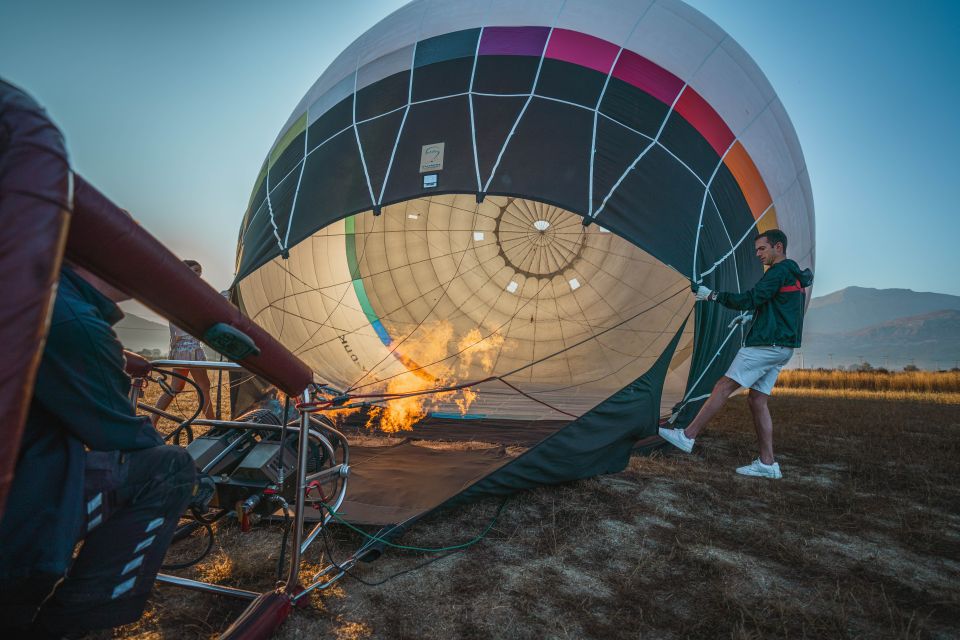 Heraklion: Sunrise Balloon Flight & Sunset Catamaran Cruise - Detailed Itinerary