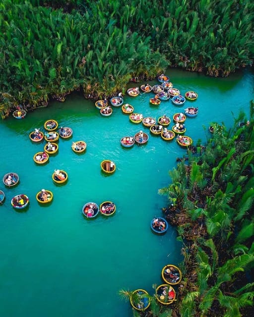 Hoi An : Discover CamThanh Eco Water Coconut Village - Unique Bamboo Basket Boat Experience