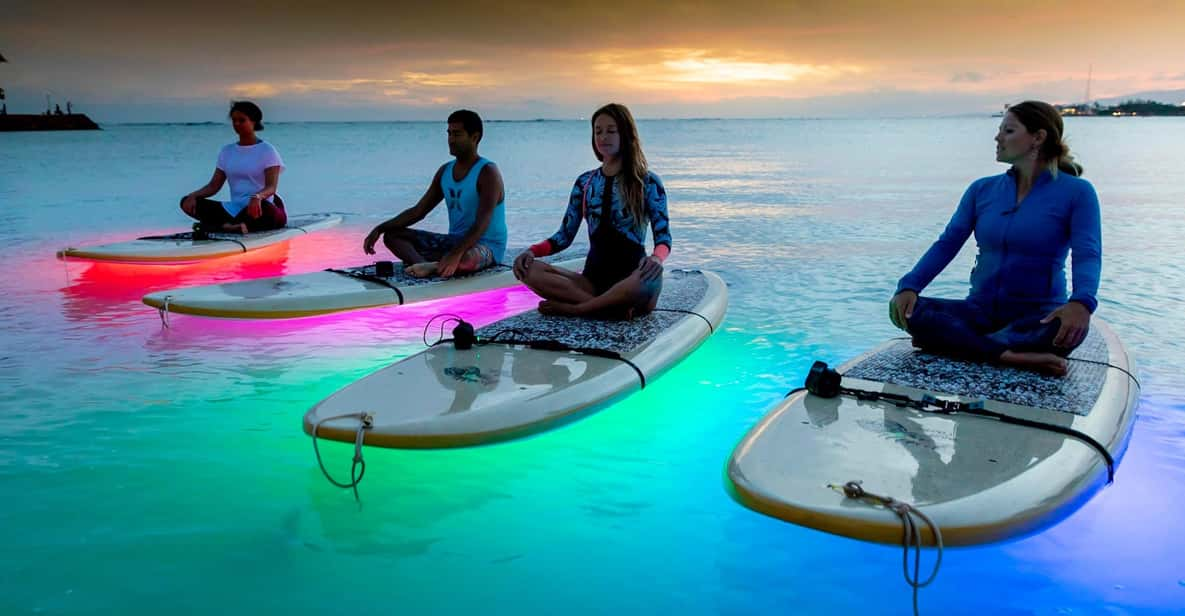 Honolulu: Night SUP Yoga Class - Experience Highlights