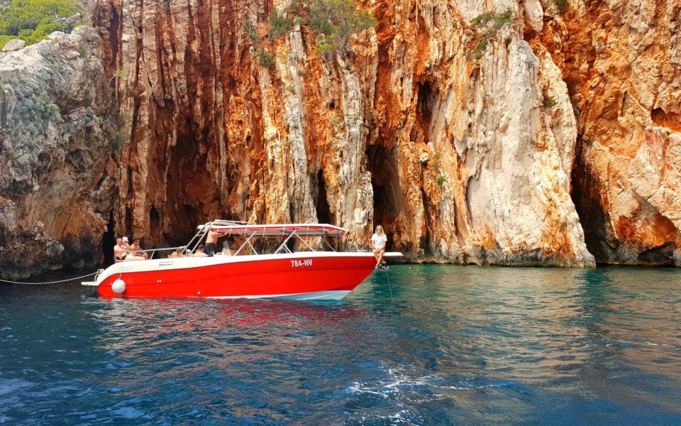 Hvar: Private Red Rocks and Pakleni Islands Speedboat Tour - Itinerary Highlights