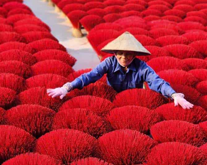 Incense Village, Hat Making & Lacquer Art - Colors of Hanoi - Exploring Incense Village