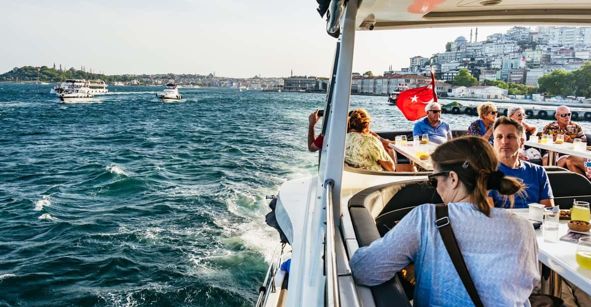 Istanbul: Bosphorus Sunset Cruise on a Luxury Yacht - Itinerary Highlights