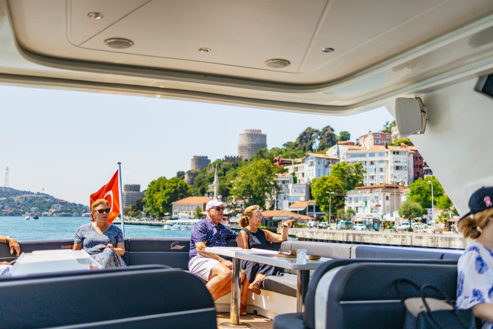 Istanbul: Bosphorus Yacht Cruise With Stopover on Asian Side - Itinerary Highlights