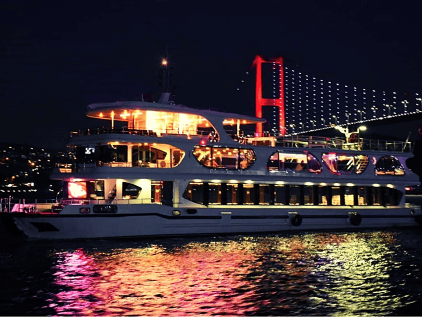 Istanbul: Dinner Cruise With Hotel Pickup & Optional Drinks - Dining on the Cruise