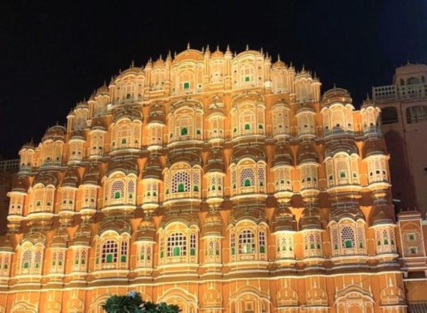 Jaipur: Private Luxury Night City Lightshow Tour Of Jaipur - Itinerary Highlights