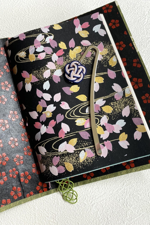 Japanese Paper Notebook and Mizuhiki Belt Bookmark Workshop - What to Expect During the Workshop