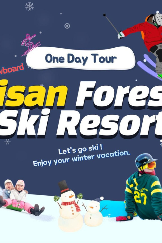 Jisan Forest Resort_ Snow Sled Day Tour - Itinerary Details