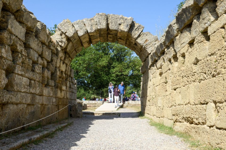 Katakolo: Ancient Olympia and Kourouta Beach Guided Tour - Itinerary and Transportation