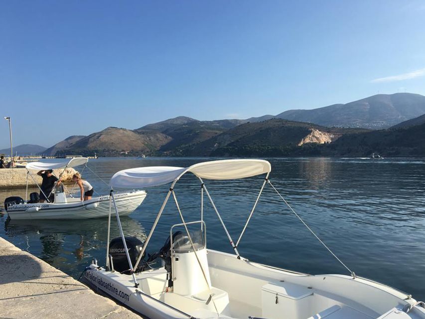 Kefalonia: Small-Boat Rental and Self-Guided Cruise - Boat Rental Specifications