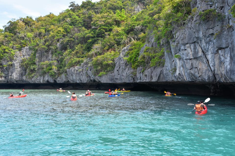 Koh Phangan: Angthong Emerald Waters & Kayaking by Speedboat - Itinerary Highlights