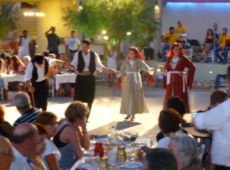 Kos: Tavern Dinner Experience With Greek Dancing and Wine - Dining and Drinks