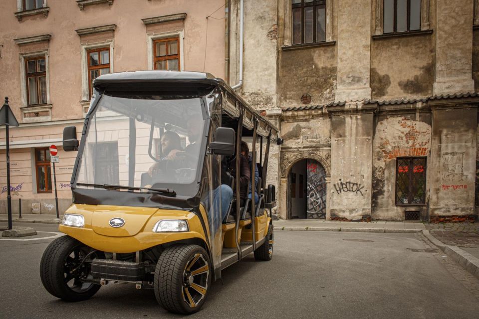 Krakow: City Tour Golf Cart & Schindlers Factory Guide Tour - Itinerary Highlights