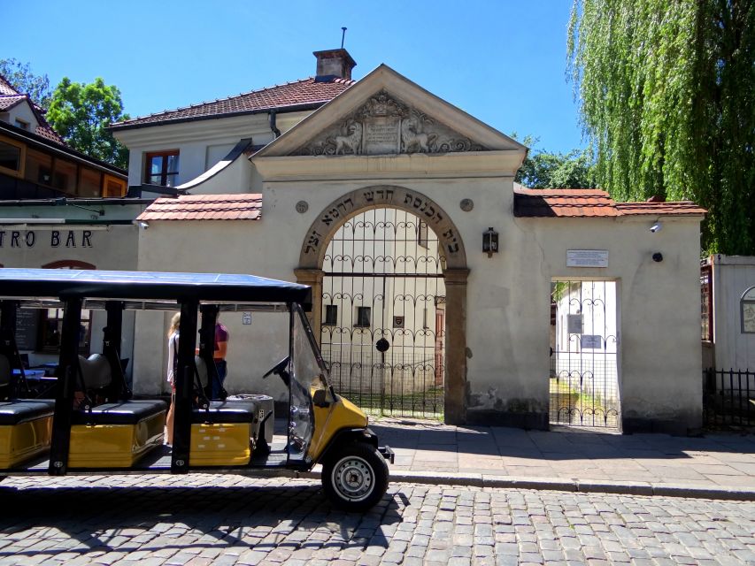 Krakow: Jewish Quarter and Former Ghetto Tour by Golf Cart - Itinerary and Key Highlights