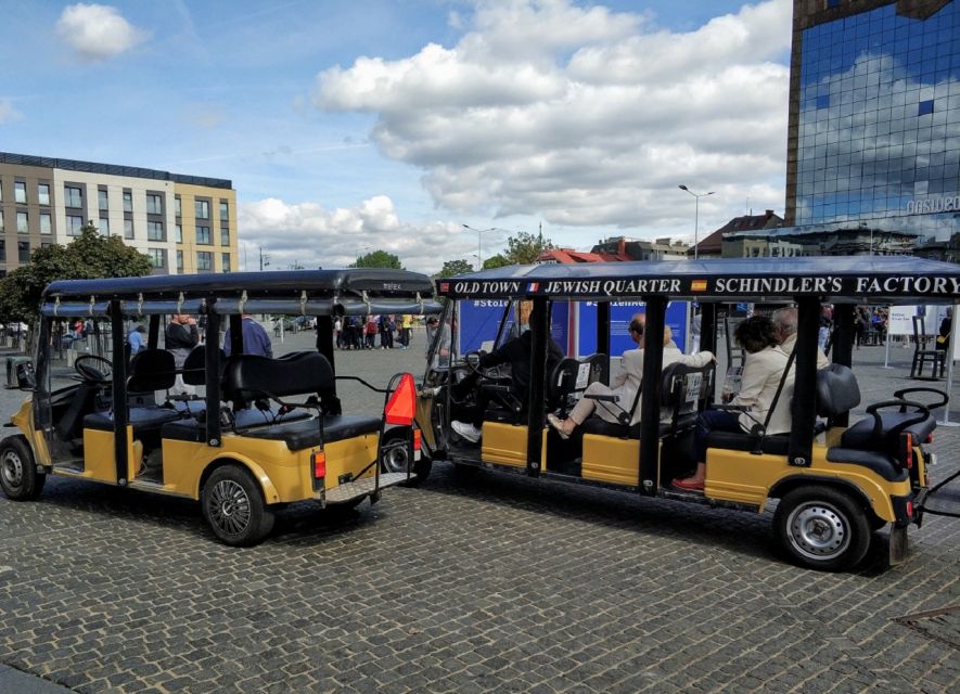 Krakow: Kazimierz by Golf Cart and Schindlers Factory Tour - Experience Kazimierz District