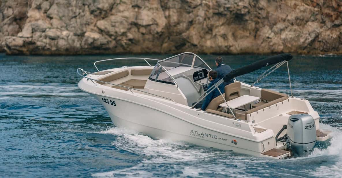 Krk: Rent a Boat Atlantic 750 Open - Booking Information