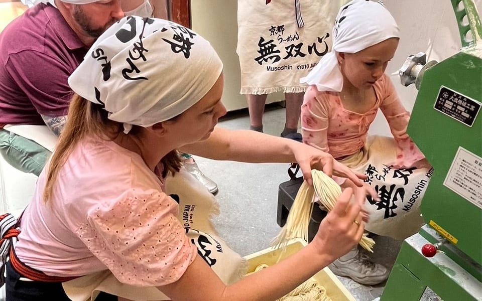 Kyoto Ramen Noodle Making - Learning Ramen Techniques