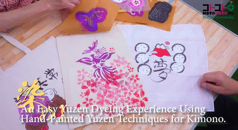 Kyoto;Easy Yuzen Dyeing - What to Expect