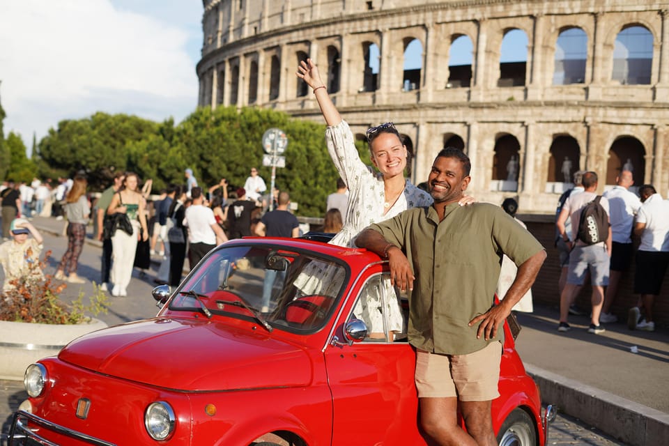 La Dolce Vita: Cruising Rome in a Classic Fiat 500 - Tour Highlights