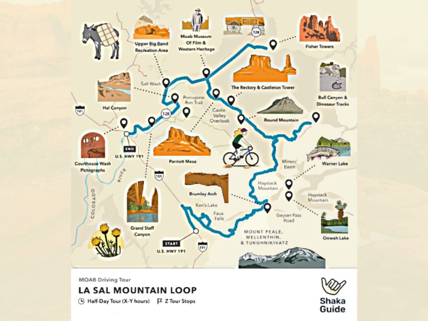 La Sal Mountain Loop: Scenic Self-Driving App Tour - Itinerary Highlights