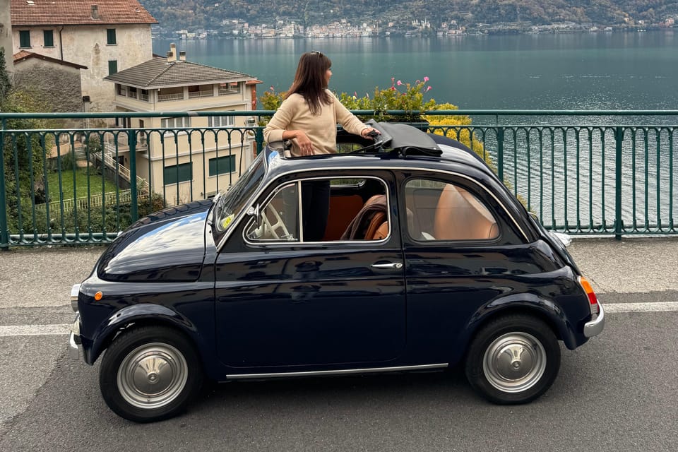 Lake Como: Classic Fiat 500 Car Full Day or 4-Hour Rental - Pickup and Delivery Service