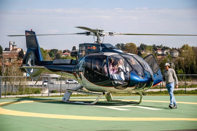 Lake Como Helicopter Tour With Stop for Lunch - Meeting and Pickup