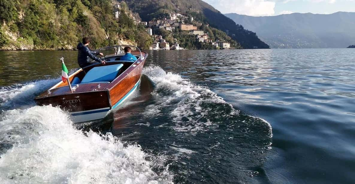 Lake Como: Private Tour on a Wooden Boat W/ Swim & Prosecco - Experience Highlights