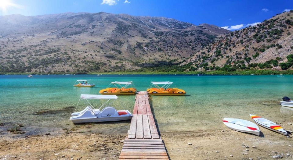 Lake Kournas: Pedal Boat Rental With Transfer - Pricing and Booking Details