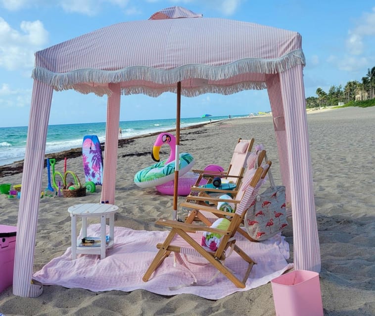 Lake Worth Pier: All-Inclusive Beach Day Cabana Rental - All-Inclusive Amenities