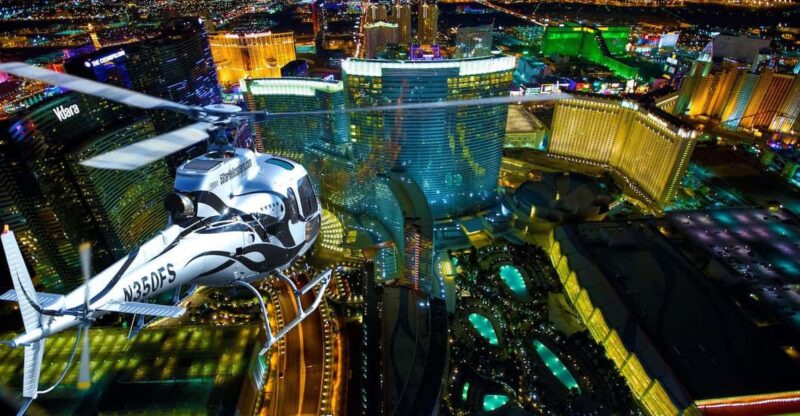 Las Vegas Night Strip Helicopter Flight Including Transport - Experience Highlights