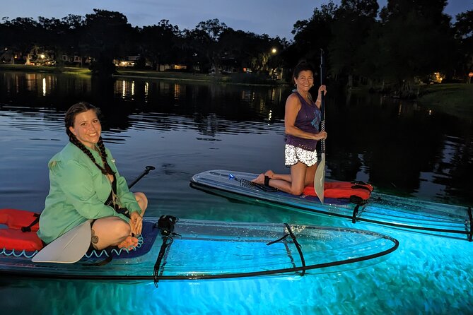 LED Glow in the Dark Clear Kayak or Clear Paddleboard in Paradise - Tour Highlights