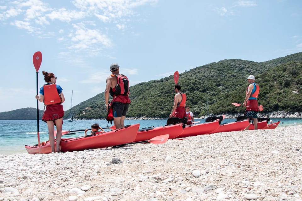 Lefkada: Blue Cave Kayak Tour With a Taste of Greece - Pricing and Booking